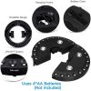 2Pack Multifunctional Outdoor Tent Lights 24+4LED Umbrella Lights 4 x AA Battery Operated Camping Lights Detachable Disc Hanging Lights Camping Lights